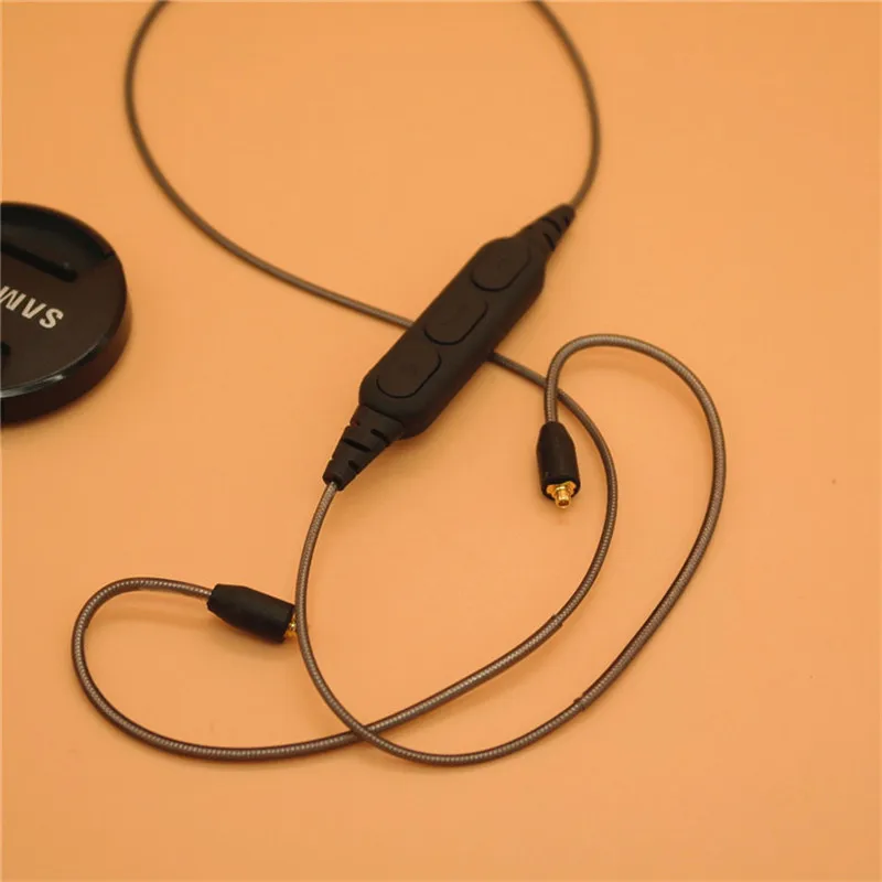 DIY Earphone Bluetooth Cables MMCX 6N silver plated Replacement cable with mic for UE TF10 | Электроника