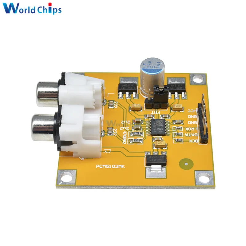Декодер diymore PCM5102 DAC I2S плеер собранная плата 32 бит 384K Beyond ES9023 PCM1794 Модуль платы