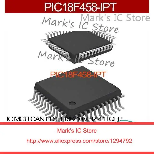 PIC18F458-IPT IC MCU CAN FLSH 16K 40MHZ 44TQFP PIC18F458 18F45 PIC18F45 18F458 PIC18F4 | Электронные компоненты и