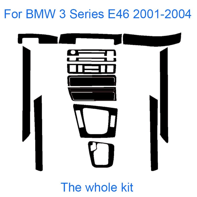 SUNFADA 3D 4D 5D виниловые наклейки из углеродного волокна для BMW 3 серии E46 2001 2004