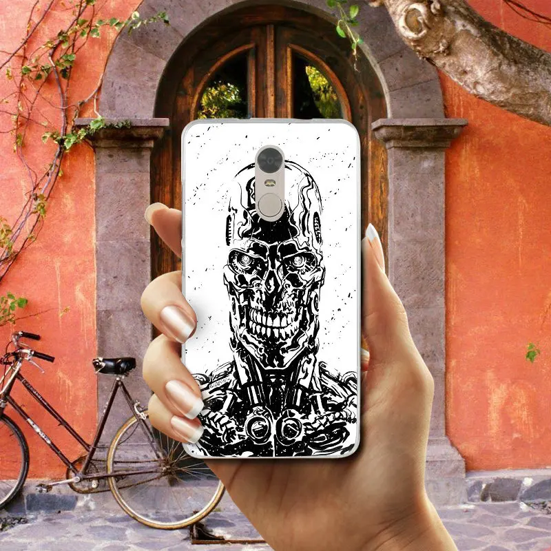The Terminator Slim Silicone Soft TPU Phone Cases for Xiaomi Redmi Mi Note 2 3S 4X 4A 6 5 5S 5A 8 A1 Pro Plus Max Shell | Мобильные