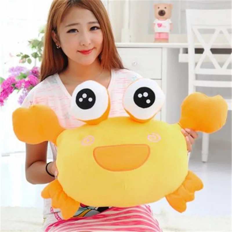 Симпатичные мягкие крабы 38 см игрушки подарок на день рождения ПП хлопковые