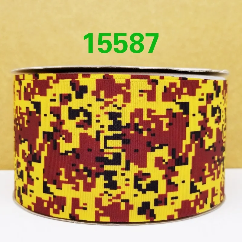 50 ярдов мультфильм напечатанный grosgrain ленты 15093 - Цвет: 15587