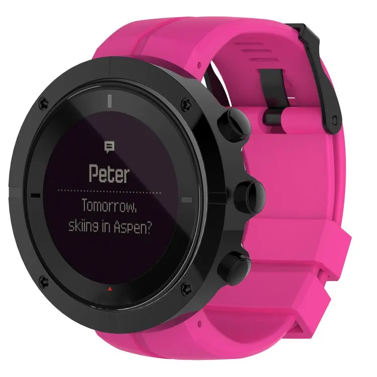 Силиконовый ремешок для часов Suunto Kailash 7R, ремешок для наручных часов на открытом воздухе, браслет для серий Suunto Kailash, браслет для размещения