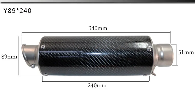 Глушитель выхлопной трубы модифицированный moto echappement silencieux CBR YZF CB400 CB600 CBR600 CBR1000 TTR