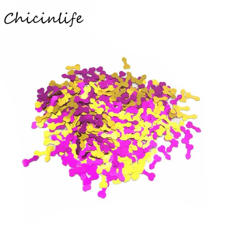 Chicinlife 500 шт./лот член пенис конфетти-блестки девичник вечерние Конфетти украшения украшение свадебного стола товары для девичника - Цвет: 2