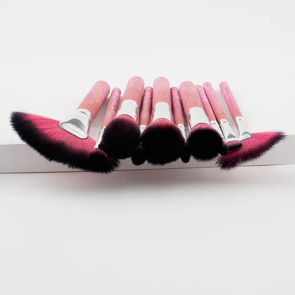 10 шт./компл. глаз набор кистей для макияжа кисть растушевки теней пудры основы