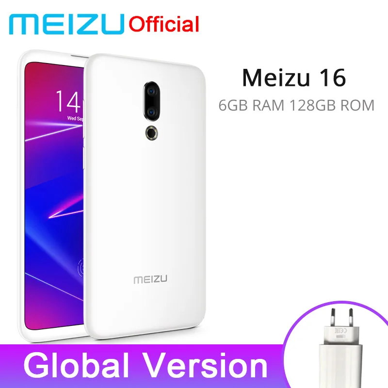 Глобальная версия Meizu 16 6 ГБ 128 Гб мобильный телефон Snapdragon 710 Octa Core ''fhd 2160x1080 P