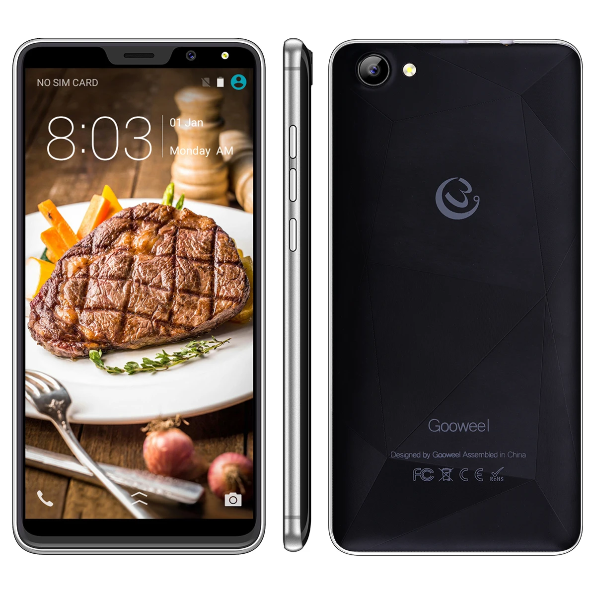 Gooweel M5 плюс смартфон с 3g gps Face ID мобильный телефон 1 ГБ + 8 5 99 дюймов 18:9 ips Экран 5.0MP 2.0MP