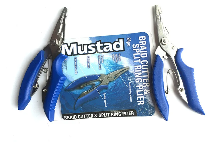 Mustad многофункциональные рыболовные плоскогубцы ножницы оплетка линия приманка резак крюк для удаления легкий из нержавеющей стали рыболовные плоскогубцы