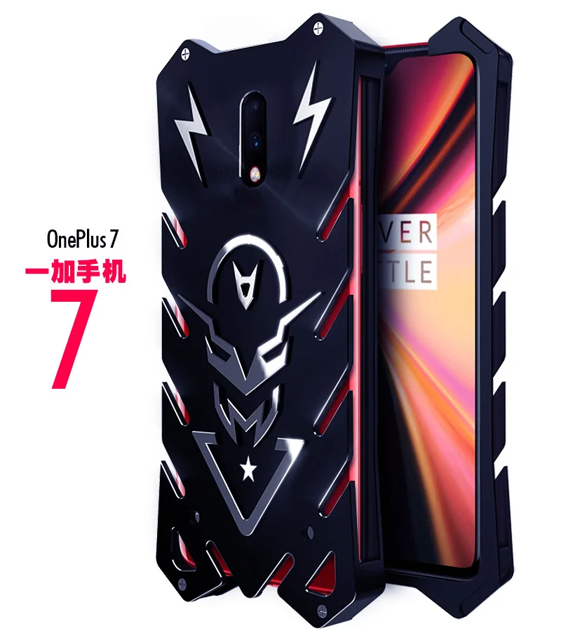 Алюминиевый армированный чехол Тор для Oneplus 7T Pro 7 5T телефона защитный с