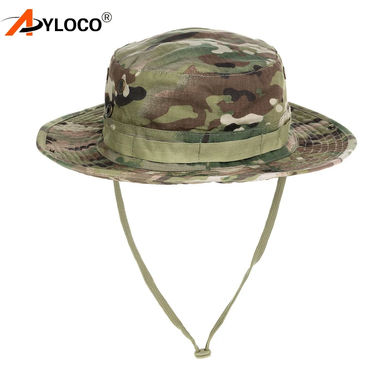 Тактическая камуфляжная кепка для страйкбола снайпера военные шапки Boonie Huntin