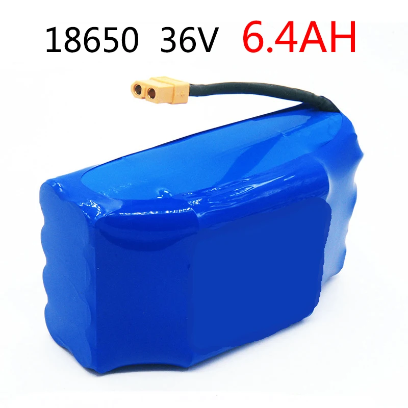 Laudation 36V 6.4AH 6400mAh Высокая дренажная 2 колеса 10S 2P Электрический скутер балансировка