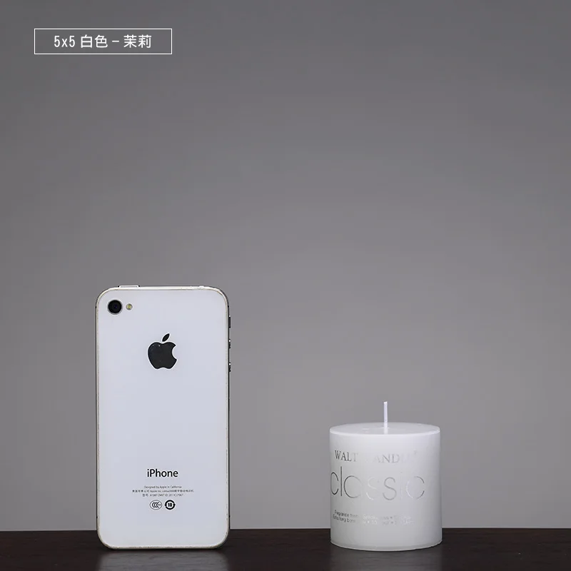 5x5CM Jasmine Декоративные Свечи свадебные Буги шофи-плат Velas Ароматизированная восковая свеча изготовление день рождения пеньковые свечи воск JKK091 - Цвет: 5x5CM Jasmine