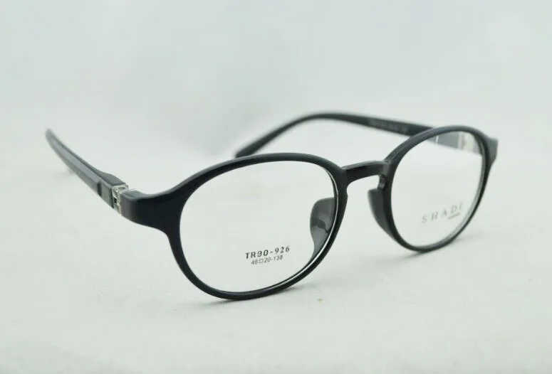 Очки женские TR90 с прозрачными линзами суперлегкие радужные круглые по рецепту L2