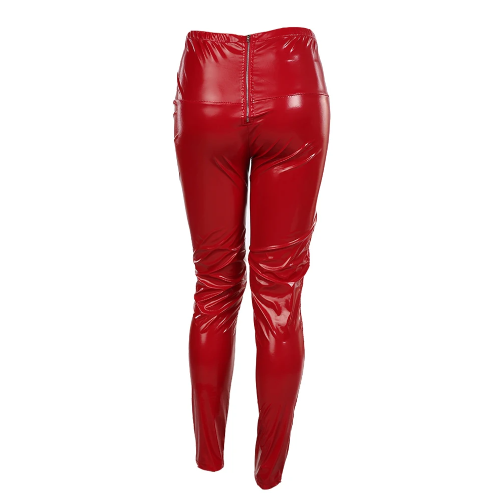 Хаучжоу брюки женские Дамские Pantalon Taille Haute Femme кожаные брюки сексуальные тонкие обтягивающие ПУ хип пуш-ап одноцветные узкие брюки высокие