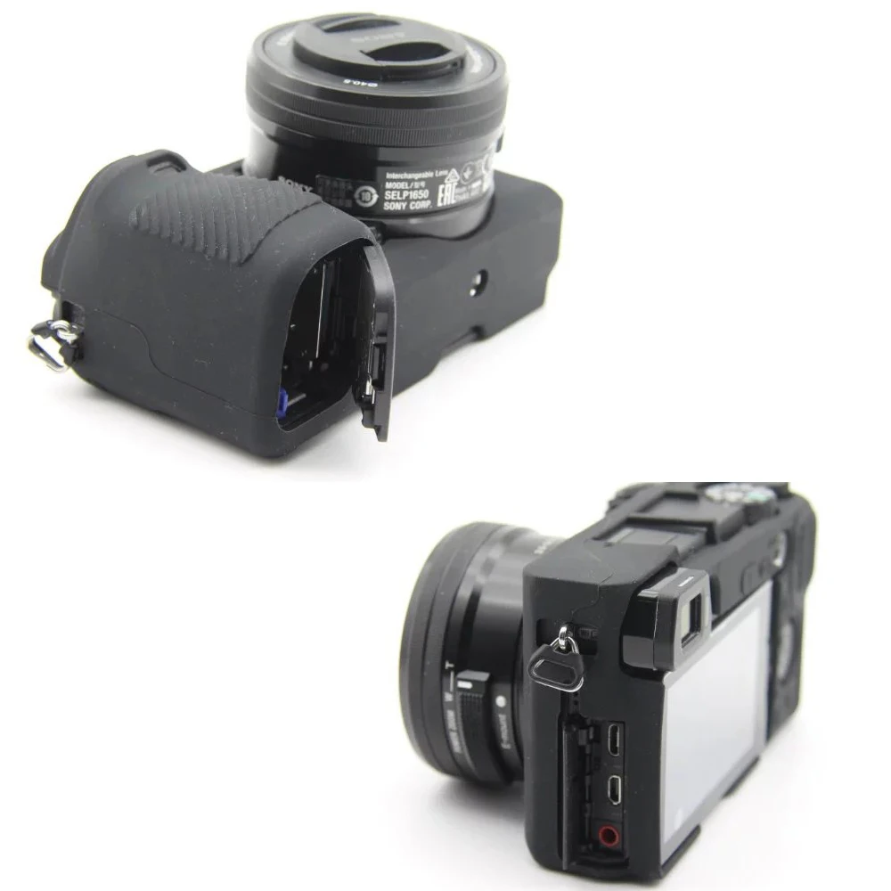 Мягкий силиконовый резиновый защитный корпус для камеры чехол Sony Alpha A6300 ILCE-6300L |