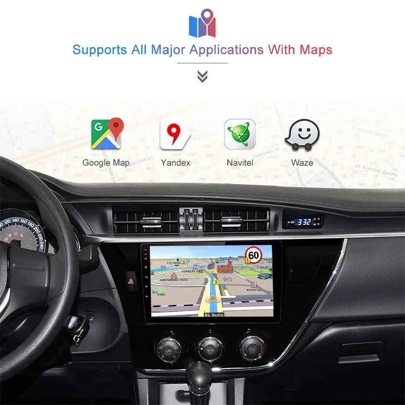 Junsun V1 pro 4G+ 64G CarPlay Android 9,0 DSP для Toyota Corolla автомобильный Радио Мультимедиа Видео плеер gps RDS 2 din dvd