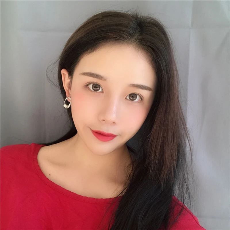 Женские винтажные серьги GWACC золотистого и серебристого цветов с неровным