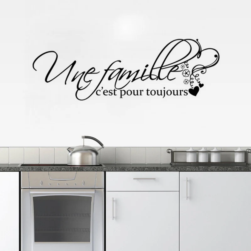 Настенные виниловые наклейки с изображением французской кухни притчи домашний