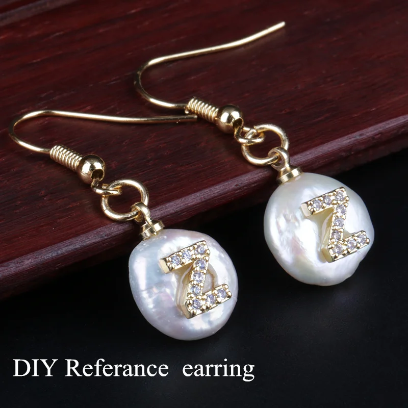 Оригинальный 26 Алфавит буквы ABC имя очарование проложить белый CZ Кристалл