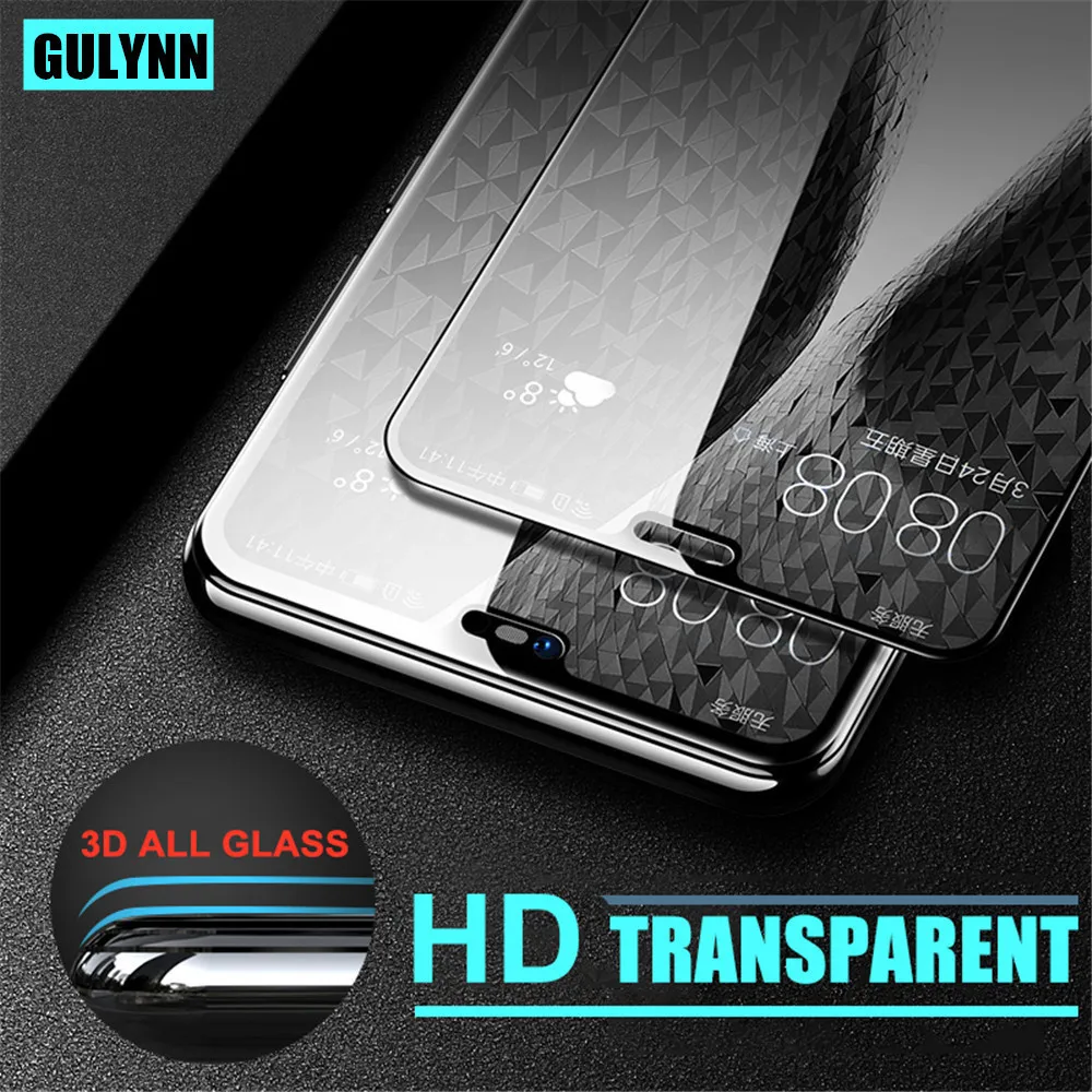 Улучшенное защитное закаленное стекло 9H с полным покрытием для Huawei Honor 8C 8X 8A 9 10 Lite