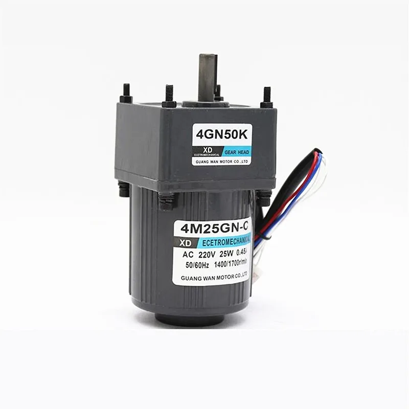 4M25GN-C AC 220 В 25 Вт однофазный редуктор ed двигатель переменного тока с CW/CCW Регулируемый регулятор скорости асинхронный двигатель