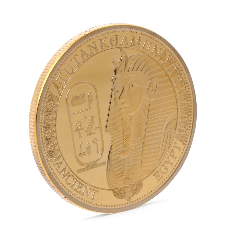 Позолоченная старинная Памятная коллекция монет Tutankhamun|souvenir|souvenir coin |