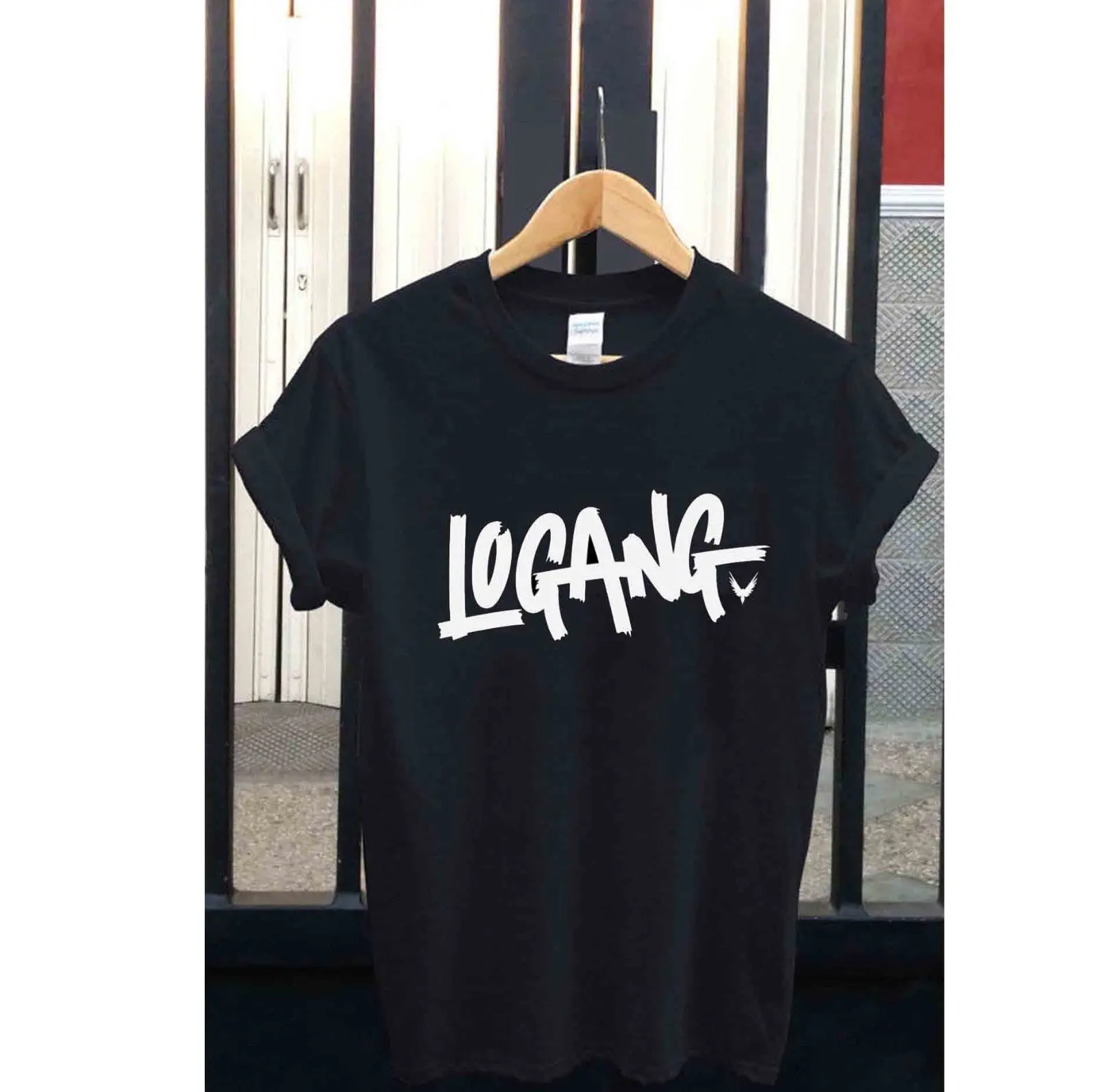 Logang 4 Life футболка Logan Paul черная рубашка короткий рукав Размеры S-3XL новый хлопок Для