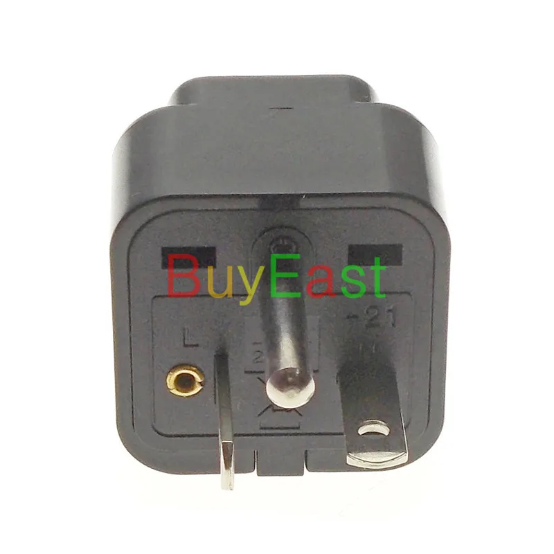10 шт. переходник с американской вилкой NEMA 6 20P США Черный цвет|world adapter|world plugworld adapter