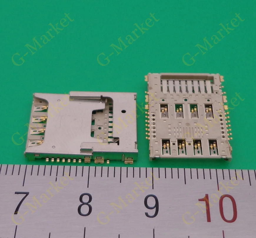 5 шт./лот Новинка для LG G3 D855 D850 F400 держатель Sim карт разъем с гнездом слота памяти