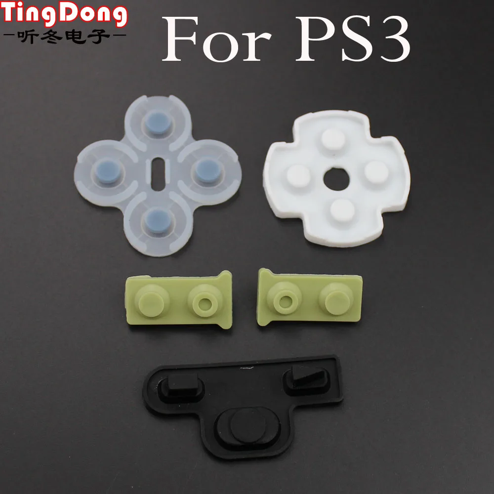 Запасные силиконовые детали для контроллера Playstation 2 PS2 PS3 TingDong | Электроника