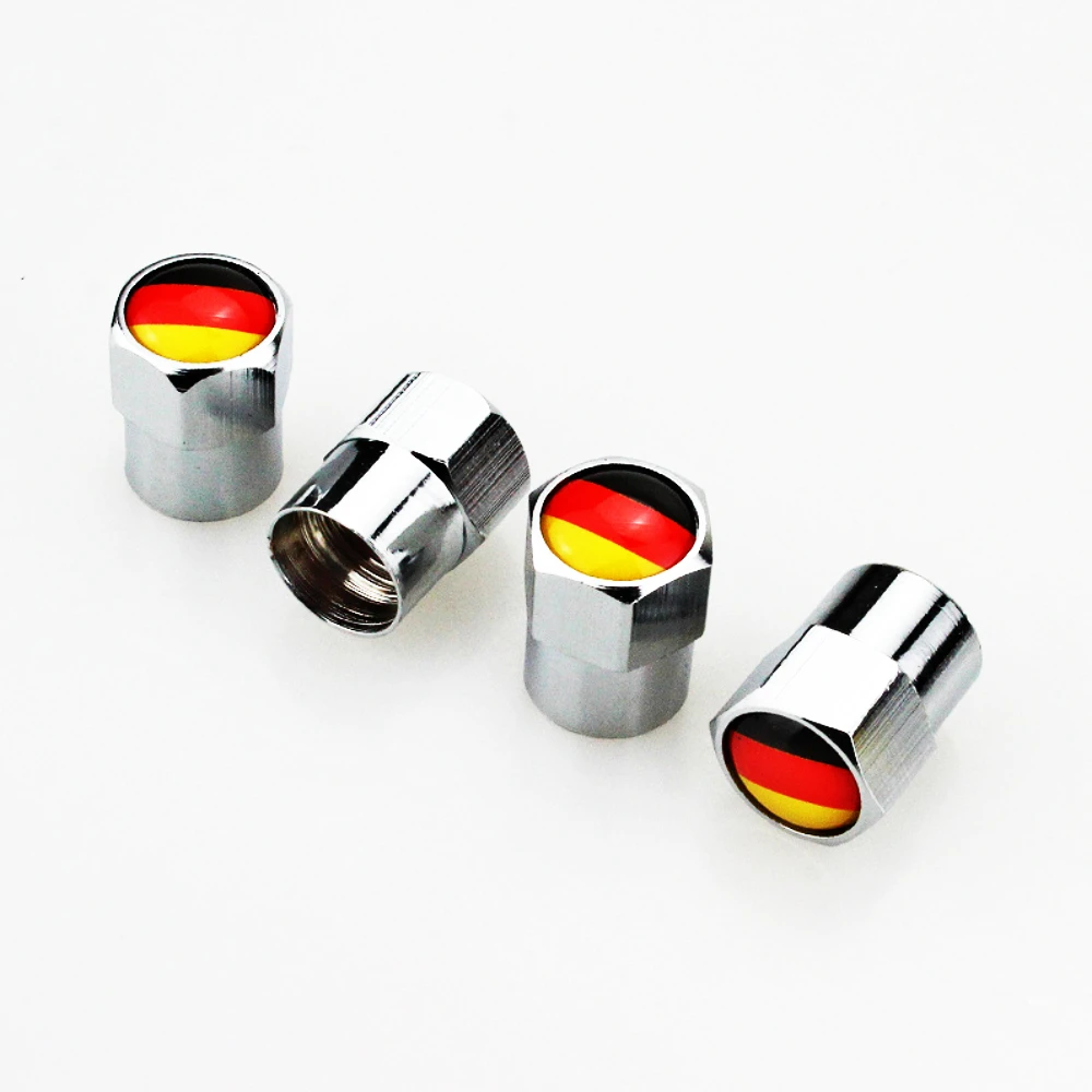 4 X автомобильные аксессуары Металлические колпачки на клапаны автомобильных