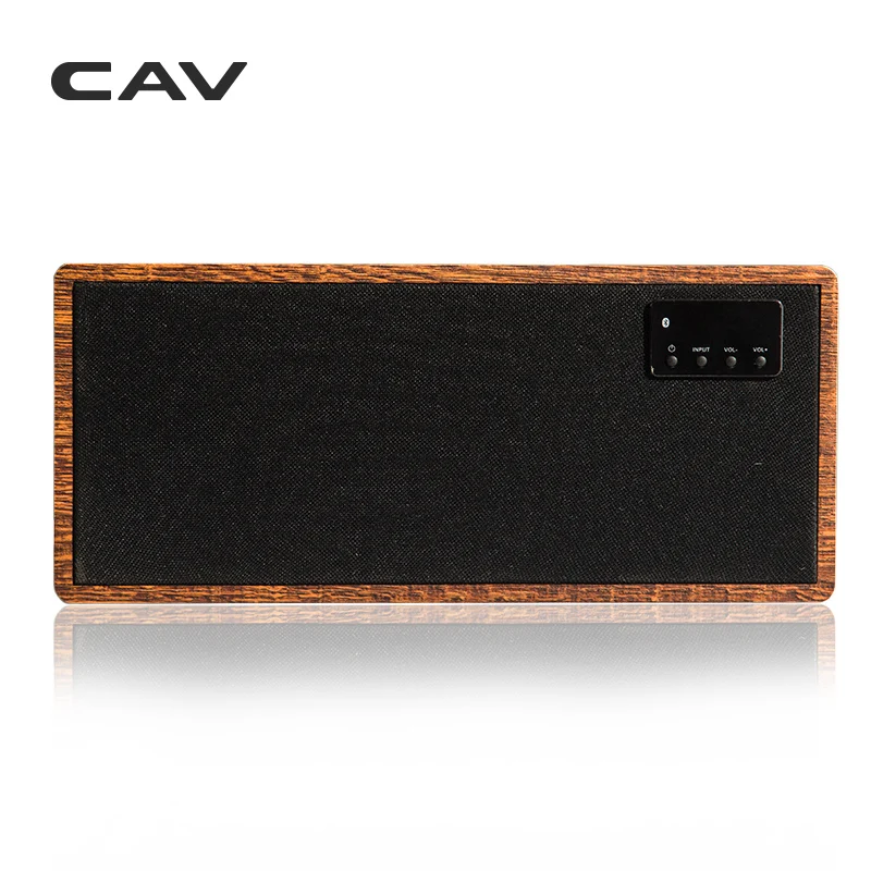 CAV AT60 Bluetooth динамик 2,1 портативный динамик канал деревянный Aux оптический коаксиальный Usb вход глубокий бас динамик 5,2" НЧ-динамик 4 эквалайзера
