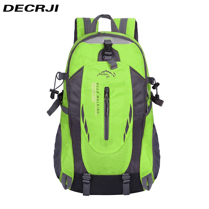 

DECRJI Large Capacity Nylon Men's Casual Backpack Bag High Quality Waterproof Travel Rucksack Laptop Backpacks For Teenage Male