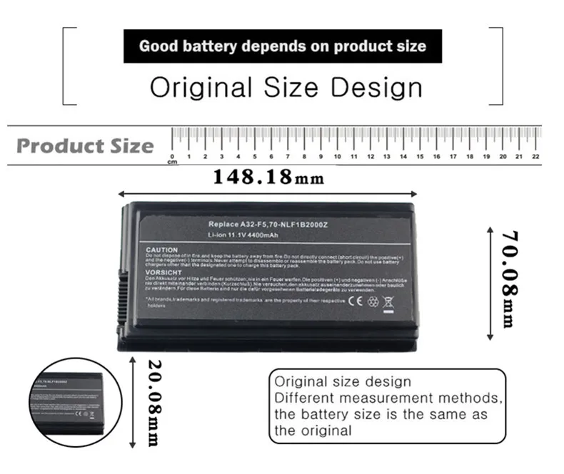 Аккумулятор для ноутбука Asus X50 X50C X50GL X50M X50N X50R X50RL X50SL X50Sr X50V X50VL X59 X59Sr A32-F5 |