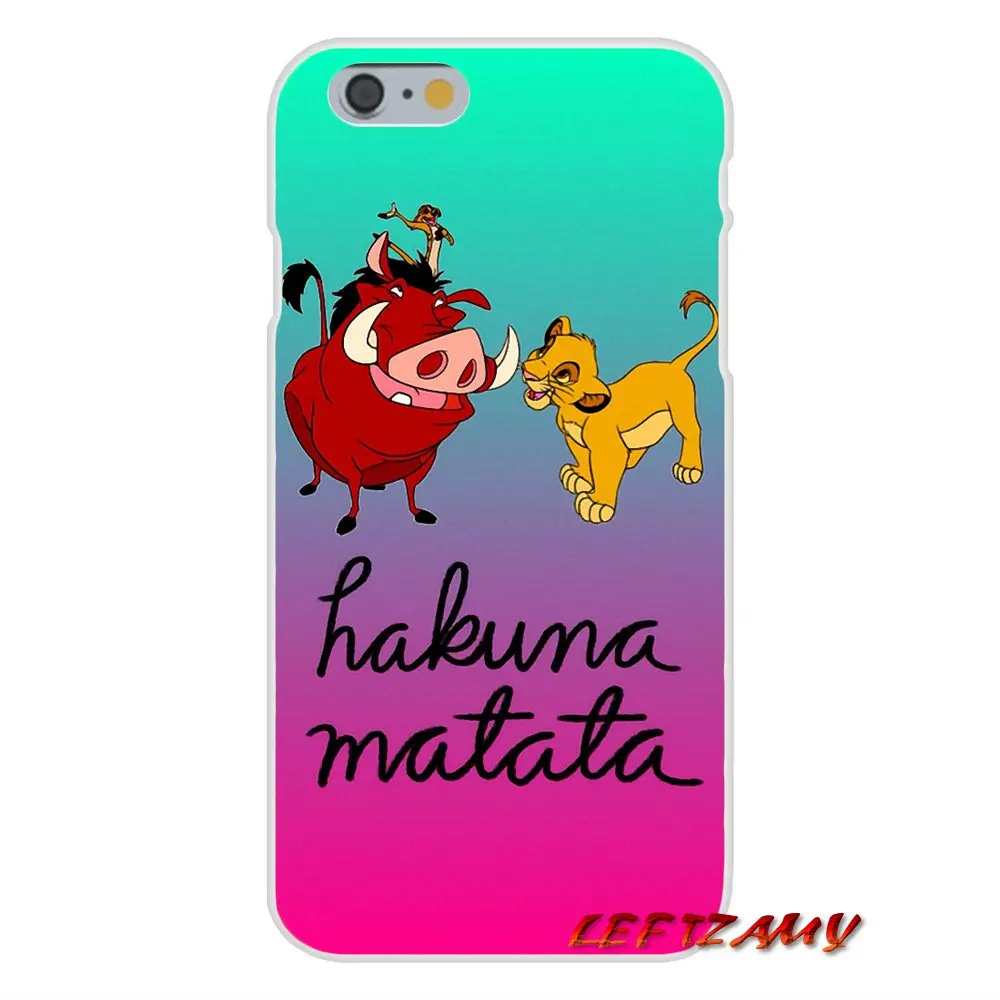 hakuna matata The Lion King Accessories Phone Shell Covers For Huawei P8 P9 P10 Lite 2017 Honor 4C 5X 5C 6X Mate 7 8 9 10 Pro | Мобильные