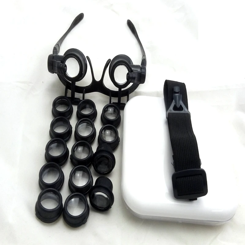 Светодиодный увеличитель для часов увеличительное стекло 2 5x 4X 6X 8X 10x 15x 20x 25x