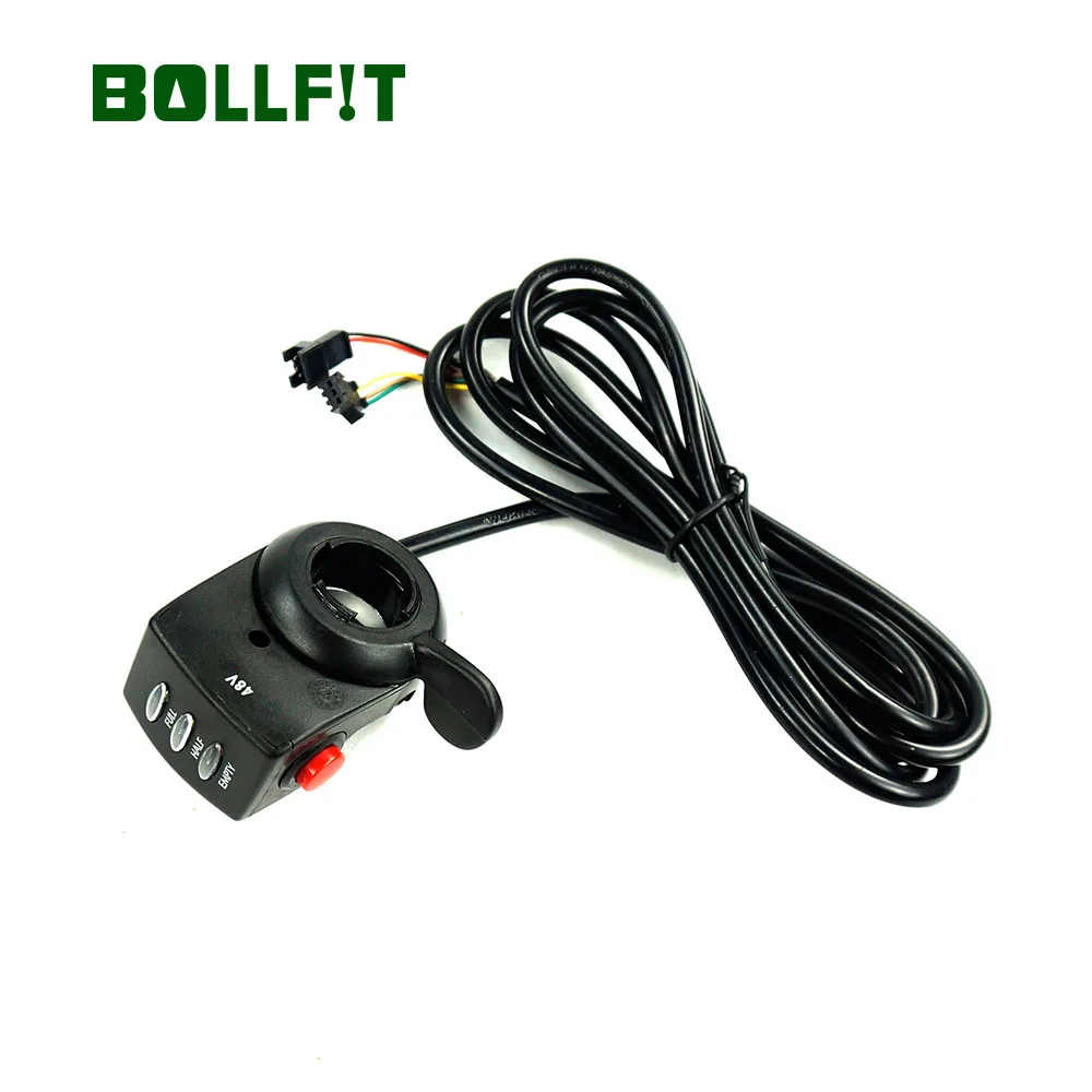 BOLLFIT Wuxing скоростная дроссельная заслонка 15DX Ebike большой 36 В 48 с индикатором заряда