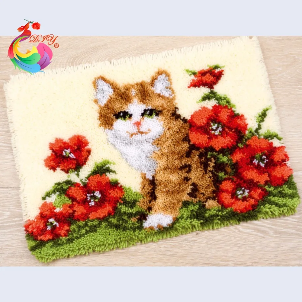 Нитки для вышивки ткани шитья маркеров вязания наборы ковров и ковриков