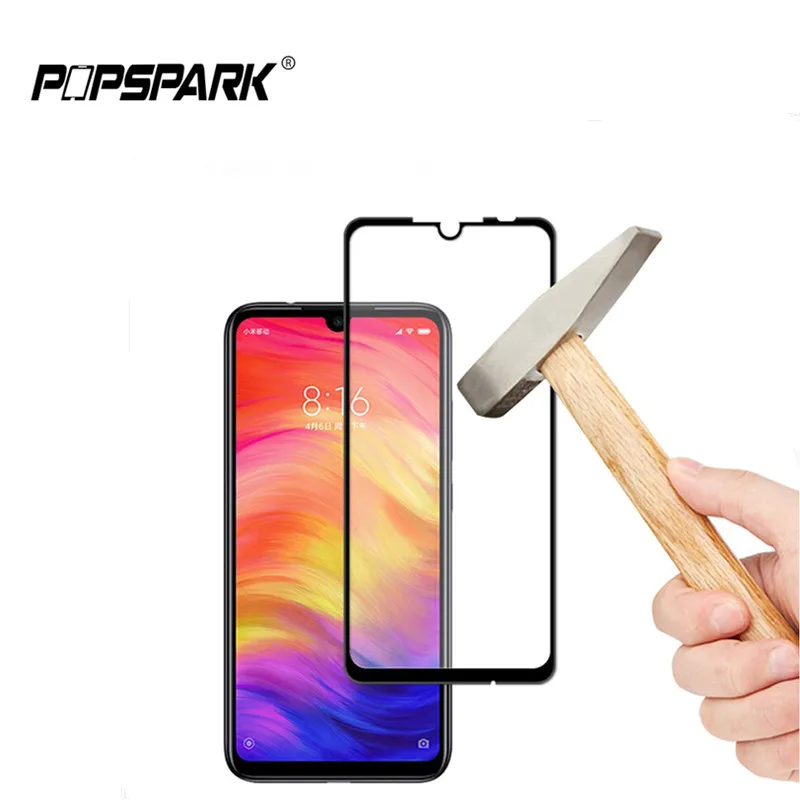 Защитное стекло 9H для Xiaomi Redmi Note 7 защита переднего экрана note защитная пленка