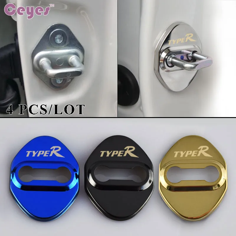 Ceyes Авто Крышка с эмблемой автомобильный Стайлинг чехол для Honda Тип R Civic Accord CRV Hrv