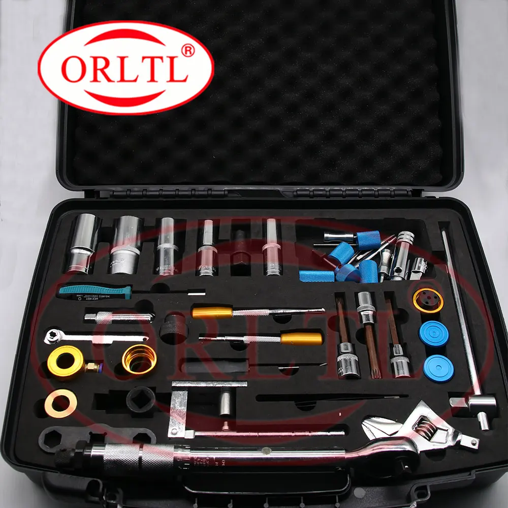 ORLTL оригинальные 40 штук инструментов для ремонта инжектора с общей топливной