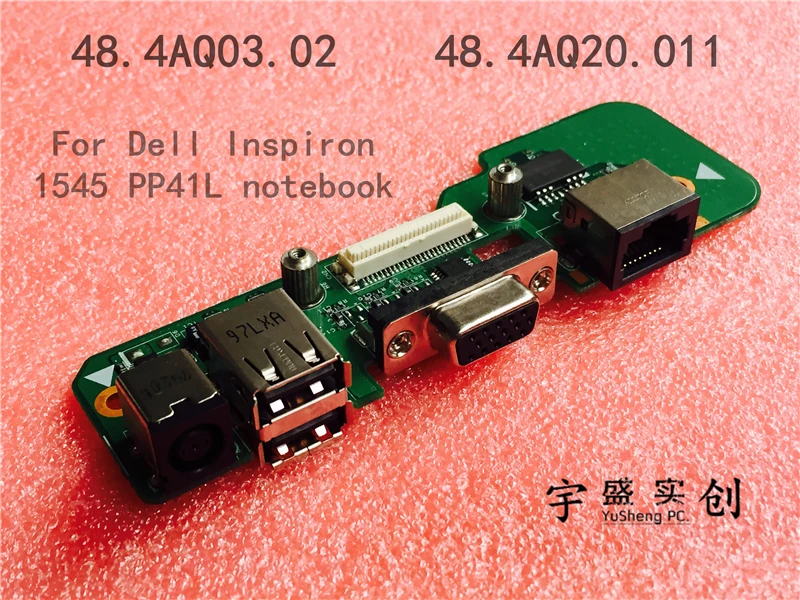 Бесплатная доставка плата питания 48 4aq03. 021 для Dell Inspiron 1545 PP41L зарядного устройства
