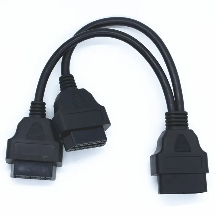 OBD2 автомобиля удлинитель splitter 16 Булавки Мужской Двойной Женский OBD кабель |