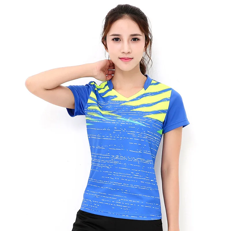 Костюмы для бадминтона одежда летний пот быстросохнущая дышащая тенниса женская