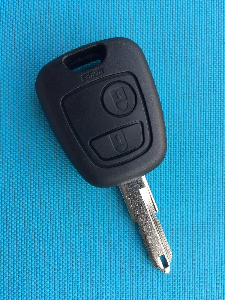 10 шт./лот Новый Сменный Ключ заготовка для Citroen C1 C2 C3 2 кнопки корпус