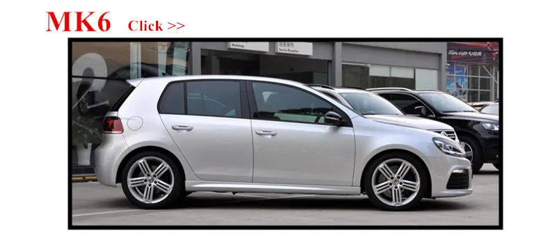 Clubsport стиль тела индивидуальные наклейка для Volkswagen Golf 7 MK7 Авто Боковая юбка полосы углеродного волокна виниловая наклейка