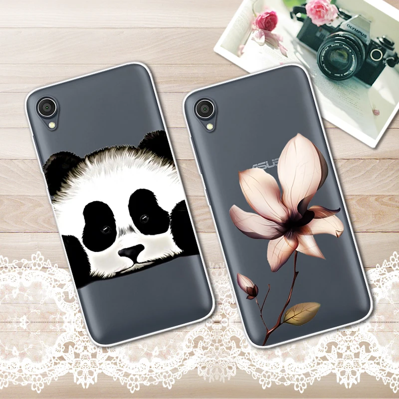 Case For Asus Zenfone Live L1 Za550kl 5.5 inch Transparent Printing Drawing Silicone Phone Cover |