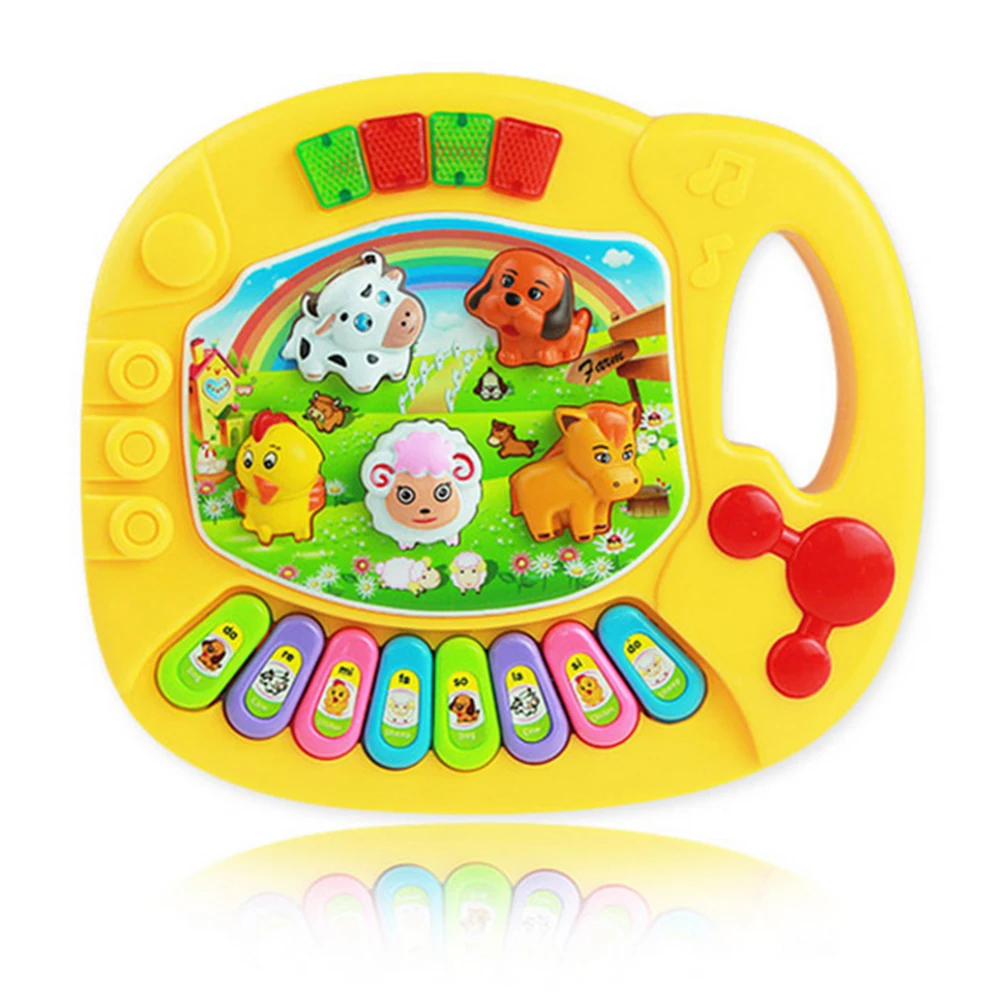 Пианино на ферме музыкальный инструмент игрушка для детей Обучающие инструменты